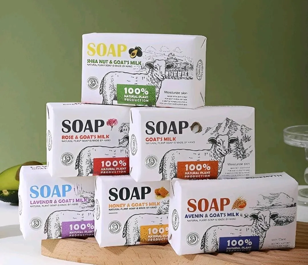 Natural goat's milk soap variety pack