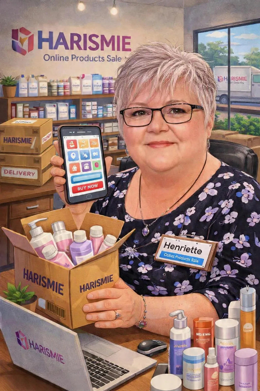 Henriette Harris, owner of Harismie